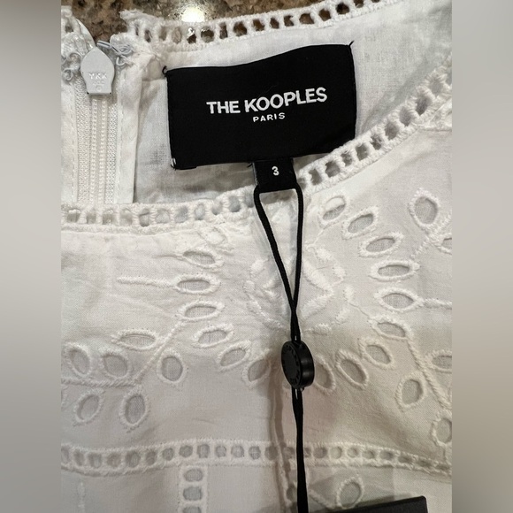 THE KOOPLES FLOWER EMBROIDERY SHIFT DRESS Size 3 French/ Size 8 US NWT - Picture 12 of 13